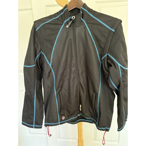 Freeze Out Thermal Protection Mens Large Moto Jacket Full Zip Detach Sleeves - Picture 1 of 16
